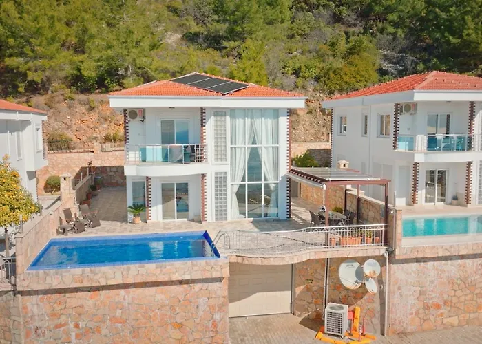 Qoople Tepe With Infinity Pool And Panoramic View Alanya